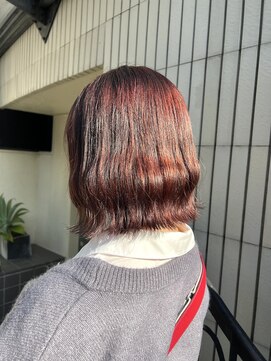 センスヘア(SENSE Hair) イルミナカラーでつくるカシスブラウンカラー!