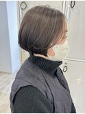 ハイライトで透明感ばっちりミニボブ