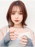 前髪シースルーバング艶感美髪斜めバングモテ髪ミストバング