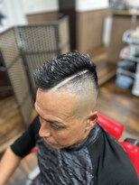 バーバー アオ(Barber AO)&nbsp;震災刈り＋ライン