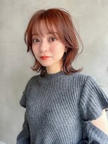 エース (ACE)&nbsp;ACE横浜　顔まわりくびれレイヤー×大人オレンジブラウン