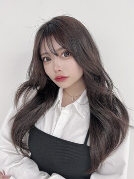 ドットモーダ  町田店(dot. mooda) 【艶カラー×顔周りカット】韓国/韓国ヘア/町田/町田駅/学割