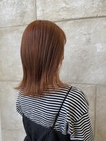 スニップス ダズ(SNIPS DOES)&nbsp;外ハネボブ オレンジブラウン