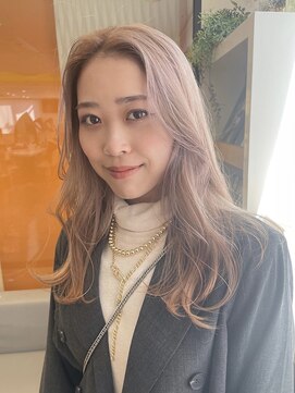 レクタ(recta) ミルクティーカラー ラベージュ系 ロングヘア