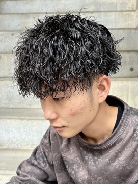 アグ ヘアー ピルム 鎌ヶ谷店(Agu hair pirum) ツイストスパイラルパーママッシュメンズパーマ波巻きパーマ