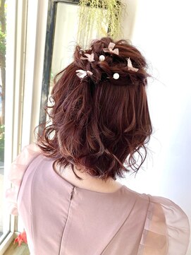 アラヘアー(ara HAIR) 編み込みミディ