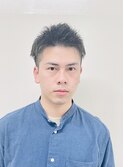 爽やかツーブロ刈り上げアップバングショート