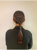 卒業式ヘアセット