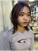 【 ミディアムウルフ × ピンクラベンダー 】浅野美紀