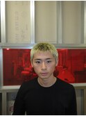 メンズカットハイトーンショートバングショート