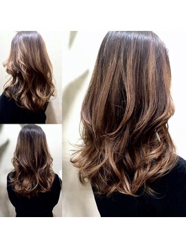 ヘアカフェ コトノハ(hair cafe Kotonoha) 【コトノハ】色っぽレイヤーグラデカラーボリュームレイヤー