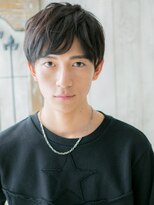 メンズヘア ビーセカンド 草加店(MENS HAIR B-2) アッシュブラック爽やかフェザーマッシュY草加