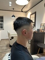 ニコ ヘアリラクゼーション(Nico hair relaxation)&nbsp;短髪黒髪カットライン刈り上げツーブロックマッシュ