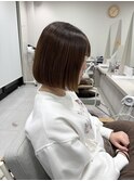 《畑中結衣》ボブ/切りっぱなしボブ/髪質改善