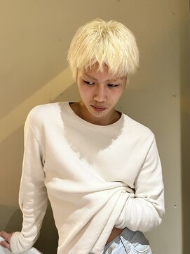 ロールアップスリーブス(ROLL UP SLEEVES) blond short