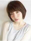 20代～50代◎マッシュボブ☆マロンベージュ前髪あり髪質改善