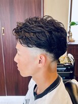 グレイスフルバーバーロンドン 大宮店(Graceful Barber London)&nbsp;【20代 男性】ツーブロフェードパーマ（大宮/バーバー）