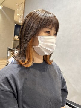 ノアル 大宮店(NOAHL) ブリーチなしダブルカラー/レイヤー/縮毛矯正/髪質改善/学割U24