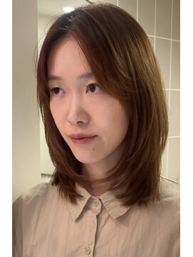 フィルムス 新宿(FILMS) 黒髪/オリーブグレー/小顔/ココアベージュ/ボブ/新宿