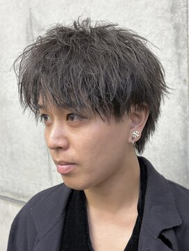 オーシャントーキョー ホワイト 原宿(OCEAN TOKYO WHITE) 無造作アッシュグレーシースルーマッシュウルフ