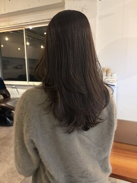 ライン(LINE) レイヤーカット/グレージュ