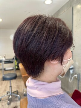 ヘアーアンドメイク ファット(Hair&Make PHAT) 大人可愛い立体感コンパクト小顔ショートボブ×透明感ブラウン