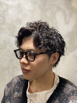 完全個室 BARBER SHOP STARS【5月中旬オープン(予定)】 スパイラルパーマ ツーブロック 束感スタイリング