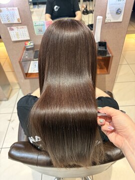 ヘアーウィーヴ 佐倉店(hair Weve) イメチェン/ピンクベージュ/アンブレラカラー/前髪/佐倉