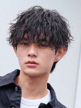 フィフス 大分(fifth) 大分ツイストスパイラルパーマメンズカットシースルーマッシュ
