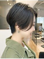 ローマー 明治神宮前 渋谷(ROAMER) 切りっぱなしボブショートカット髪質改善ボブレイヤー縮毛矯正