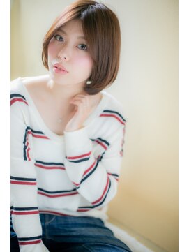 ブルー(BLUE) シンプルカワイイ☆まろやかボブa