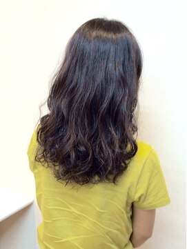 美容室 バル クリエ ロングのしっかりカール