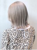 ミルクティー_ショートパーマホワイトアッシュ_ba318982
