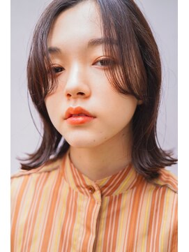 フィルムス 田町芝浦(FILMS) ラベンダーミルクティー/暗めカラー/ブリーチなし/ショート/田町