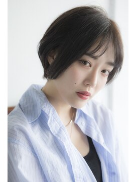 ミエル ヘア 新宿(miel hair) 〈mielhair新宿〉大人可愛い　ナチュラル　ショート