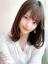 シルクレイ 吉祥寺店(Silk-lei) フェザーバング大人かわいいベージュ20代30代/Silk-lei吉祥寺