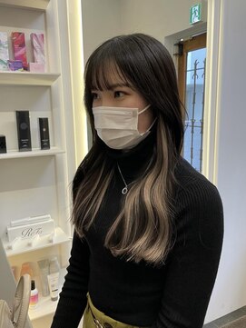 ログ オモテサンドウ(L.O.G OMOTESANDO) 『インナーカラーエクステ』自然な仕上がり 10代20代 表参道