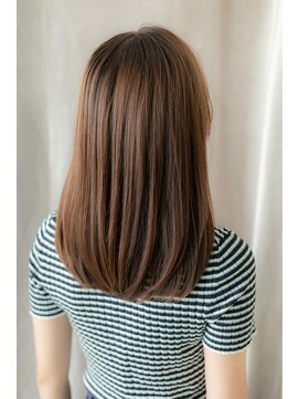 カバーヘア ブリス 上尾西口店(COVER HAIR bliss) 艶感ミルクチョコレート美髪フェミニンロングZ上尾20代30代40代