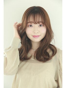 エクリジユウガオカ(equri Jiyugaoka) 【自由が丘】フェミニンな大人ミディ×インナーグレージュ/30代