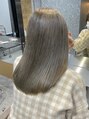 サンク 原宿 表参道(cinq) 寒色系の色味のグレージュカラーも得意◎[ハイトーンカラー]