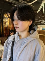 ノラ ヘアーサロン(NORA HAIR SALON) 【石山】センターパートウルフメンズカット