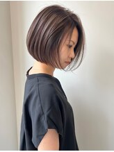 ジルブラン 錦糸町(JIL BLAN) 外ハネボブハイライトベージュカラーイルミナカラーオージュア