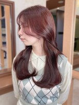 ヘアメイク ミチ 富田店(HAIRMAKE MICHI) 【MICHI 富田店　古作蓮】チェリーブラウン　艶感　韓国ヘア