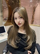 ルームバイシー 新宿(Loom. by Sea)&nbsp;大人ガーリー×ダークアッシュ[似合わせカット/ミディアム]