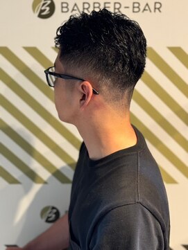 バーバーバー アカバネ(BARBER-BAR AKABANE) ショートでもできるアイロンパーマ バーバースタイル#2