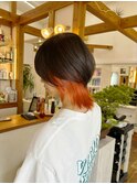 ウルフインナーカラーオレンジ