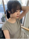 顔まわりカット/レイヤーカット