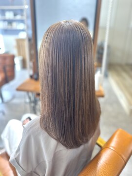 リンクス 東戸塚店(LINKS) ナチュラルストレート × ハイトーンカラー