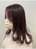 シンプルな外ハネスタイル