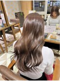 透明感カラー/マロンベージュ/髪質改善/艶髪